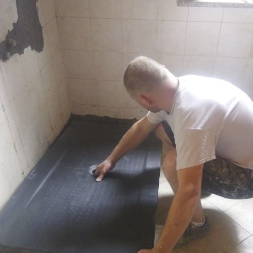 Posa piatto doccia e collegamento nuovo scarico sifonato Vortex