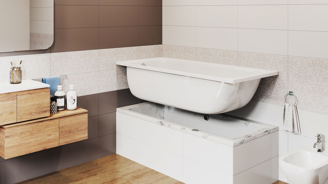 Sovrapporre vasca da bagno con Remail